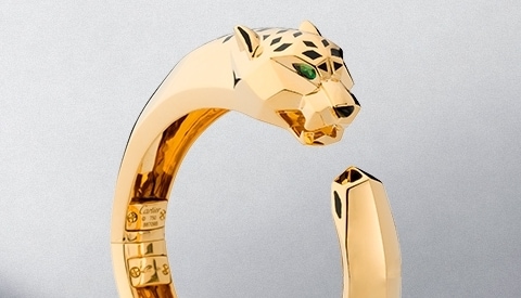 cartier gold band bracelet