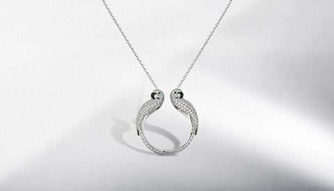 cartier sterling silver necklace