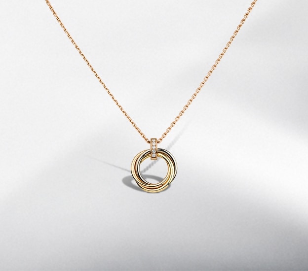 cartier gold pendant