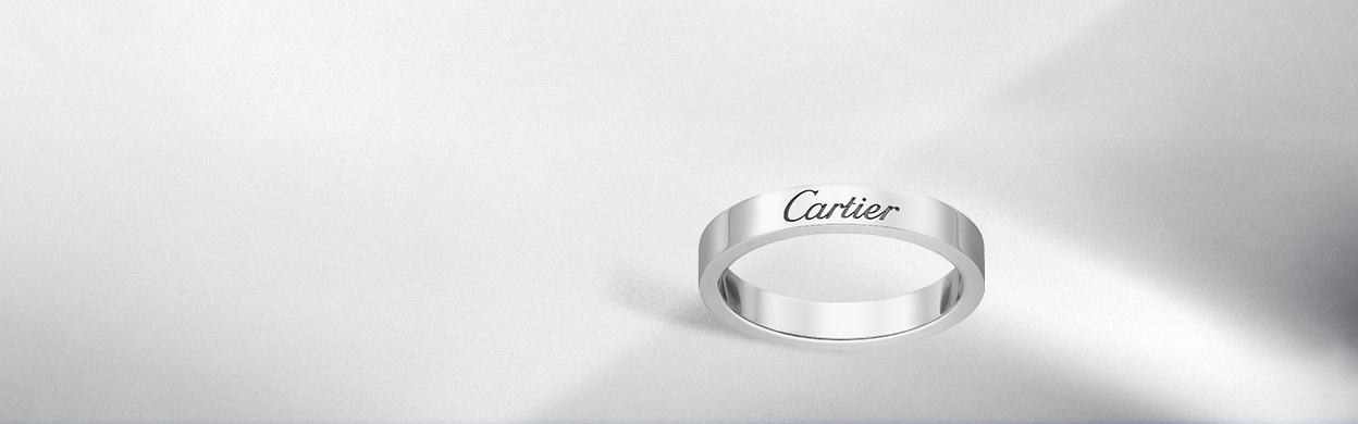 mens cartier silver ring