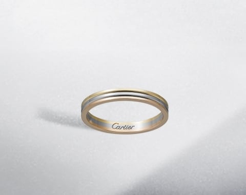 cartier mens gold wedding rings