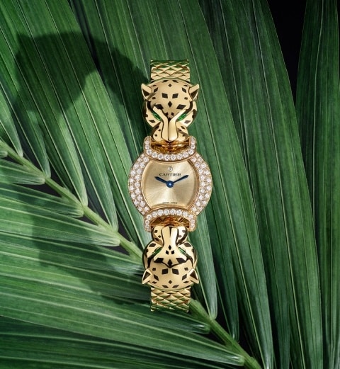 Cartier watch leopard discount