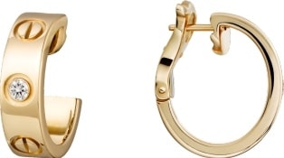 cartier love collection earrings