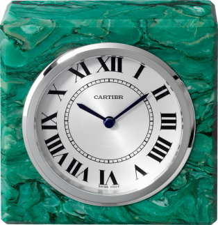 Exceptional clock in serpentine Serpentine, stainless steel