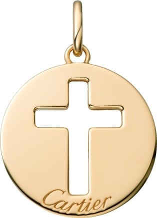 Cross pendant - Yellow gold - Cartier