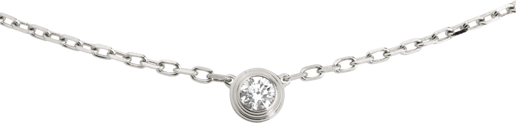 Cartier d'Amour necklace, small modelWhite gold, diamond