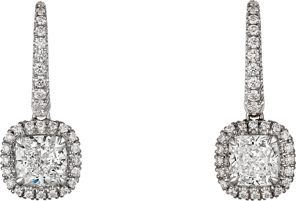 Cartier Destinée earringsWhite gold, diamonds