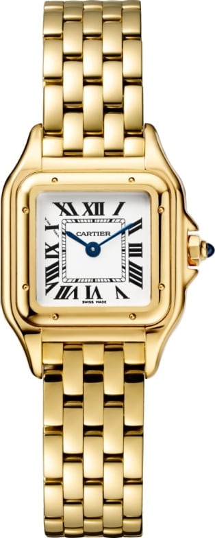 cartier gold watch womens price