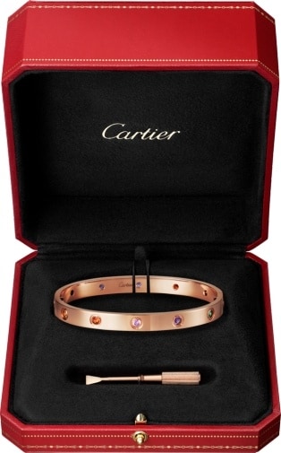 cartier love bracelet rose