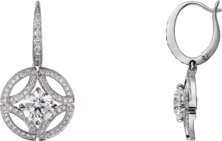 Galanterie de Cartier earrings White gold, diamonds