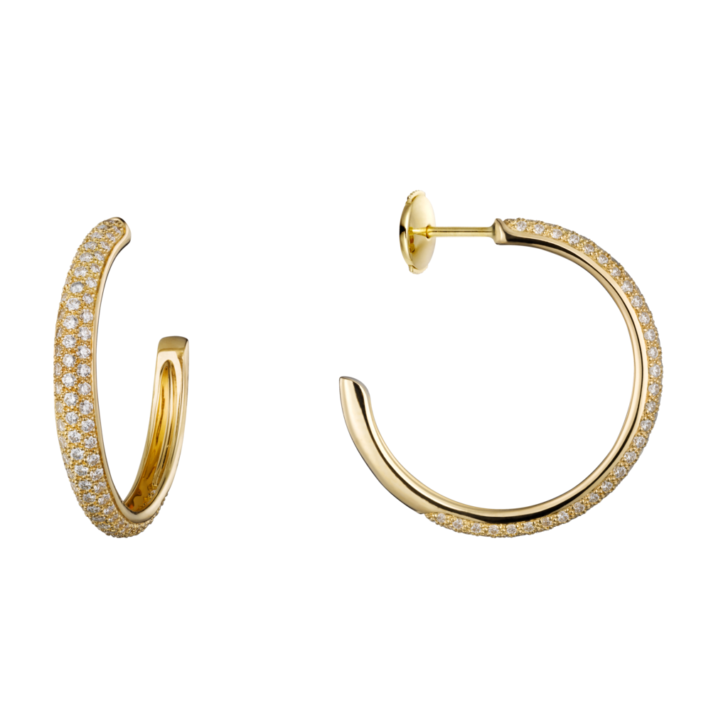 Etincelle de Cartier earringsYellow gold, diamonds