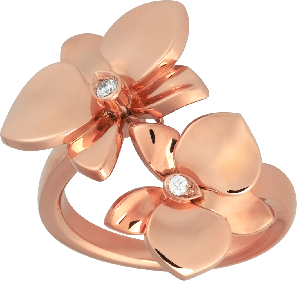 Caresse d’Orchidées par Cartier ringRose gold, diamonds