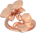 Caresse d’Orchidées par Cartier ring Rose gold, diamonds