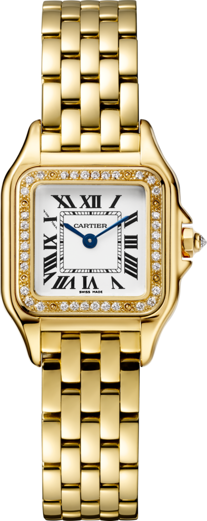 Panthère de Cartier watchSmall model, quartz movement, yellow gold, diamonds