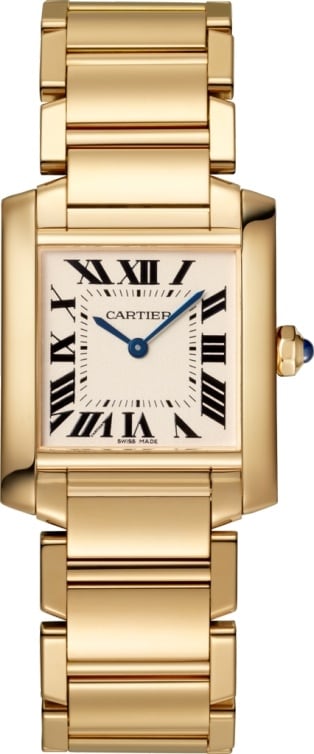 watch - Medium model, yellow gold - Cartier
