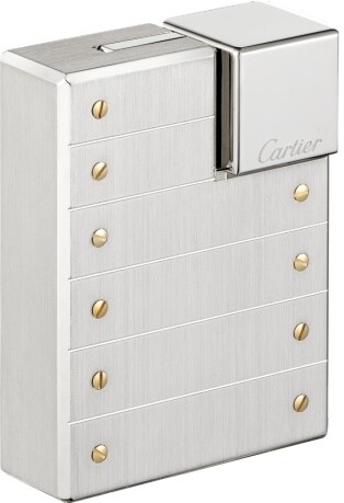 Crol000014 Lighter Brushed Palladium Finish Metal With Gold