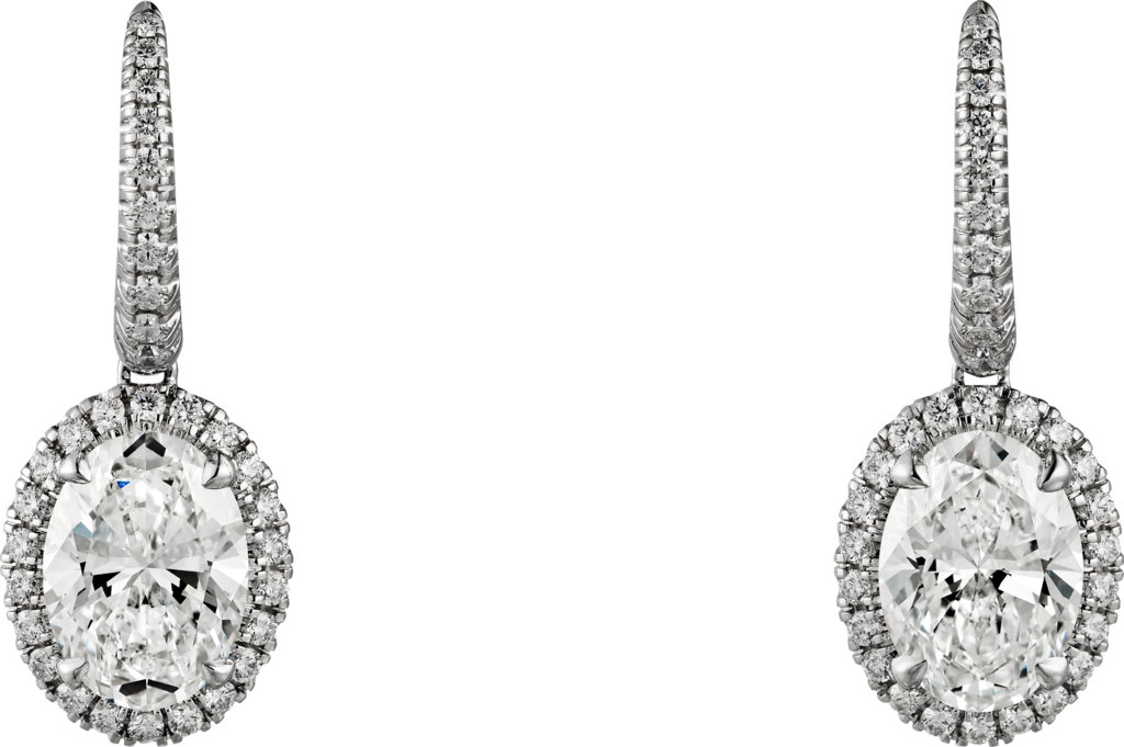 Cartier Destinée earringsPlatinum, diamonds