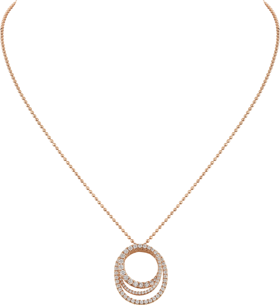 Etincelle de Cartier necklaceRose gold, diamonds
