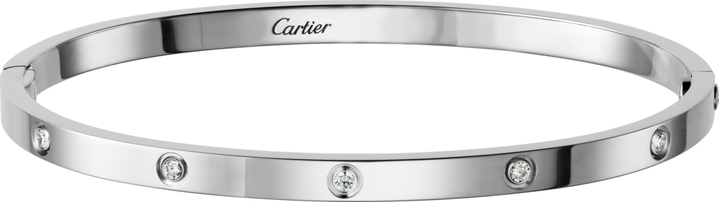 cartier bracelet white