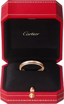 Cartier d'Amour wedding ring 
