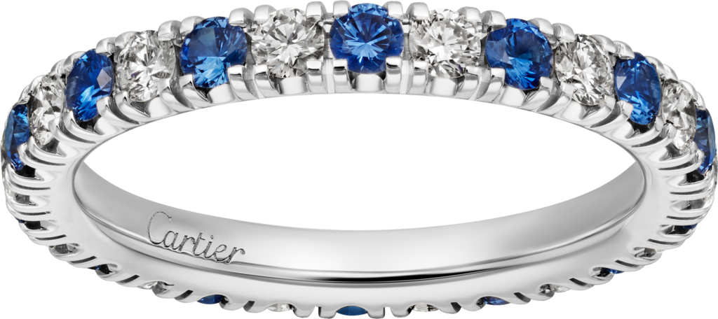 Étincelle de Cartier wedding ringPlatinum, sapphires, diamonds