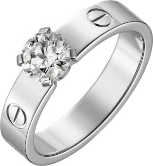 love solitaire cartier white gold price