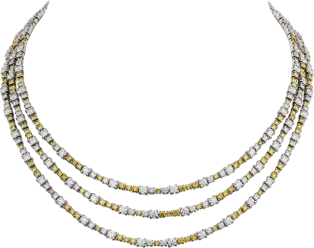 Essential Lines necklace White gold, diamond