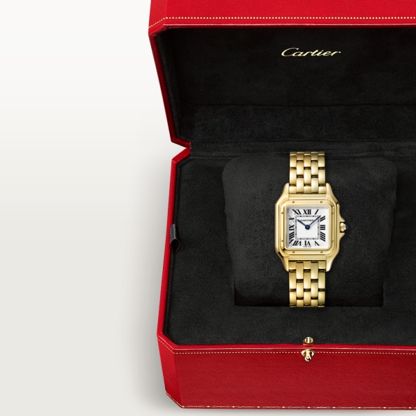 Panthère de Cartier watch Medium model, quartz movement, yellow gold