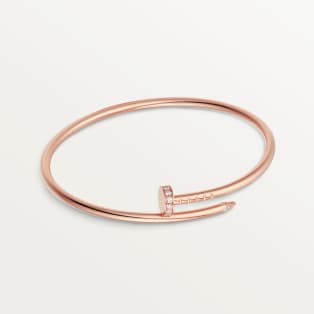 Juste un Clou bracelet, small model, diamonds Rose gold, diamonds