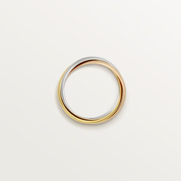 Trinity ring, small model White gold, yellow gold, rose gold