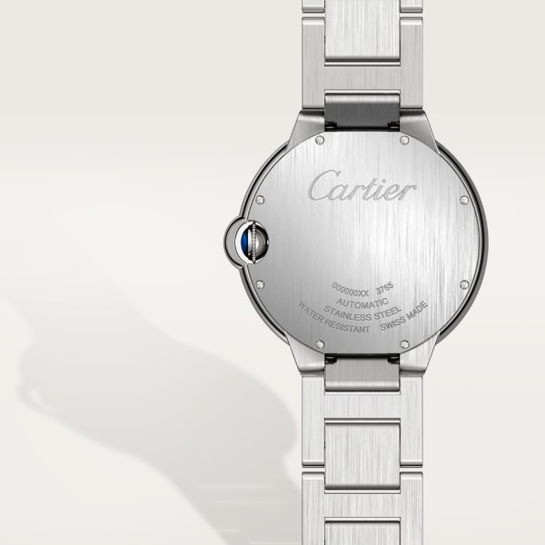 Ballon Bleu de Cartier watch 42 mm, mechanical movement with automatic winding, steel
