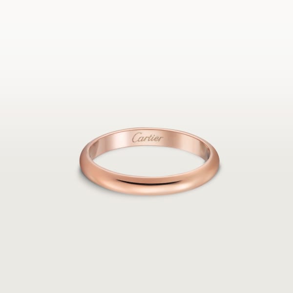 1895 wedding ring, width 2.5 mm Rose gold
