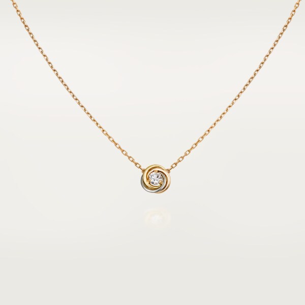 Trinity necklace White gold, yellow gold, rose gold, diamond