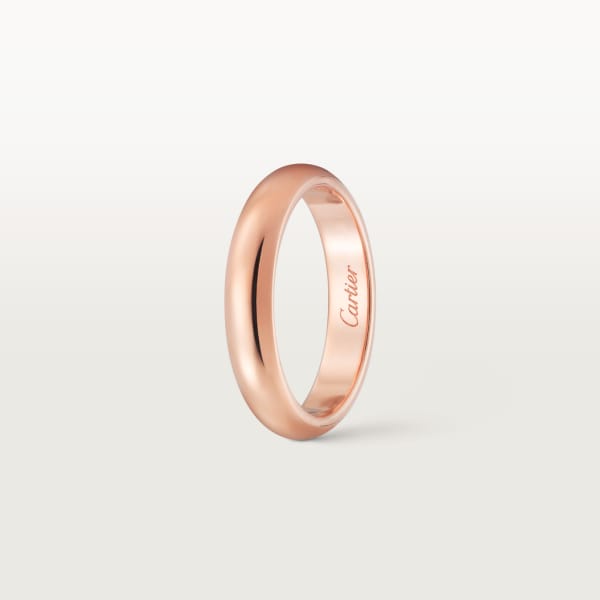 1895 wedding ring, width 3.5 mm Rose gold