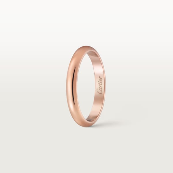 1895 wedding ring, width 2.5 mm Rose gold