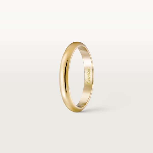 1895 wedding ring, width 2.5 mm Yellow gold