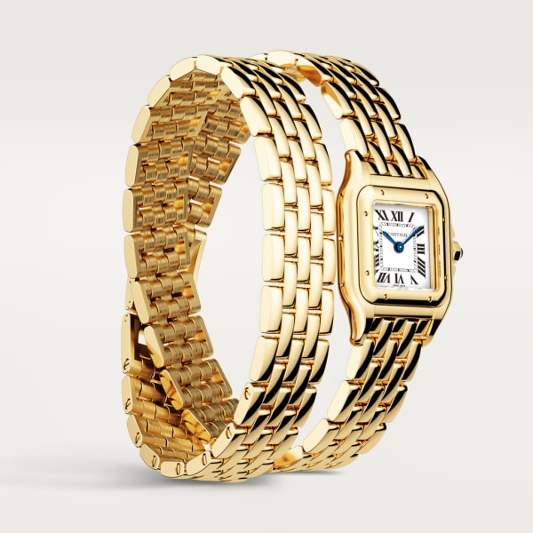 Panthère de Cartier watch, small model Small model, quartz movement, yellow gold