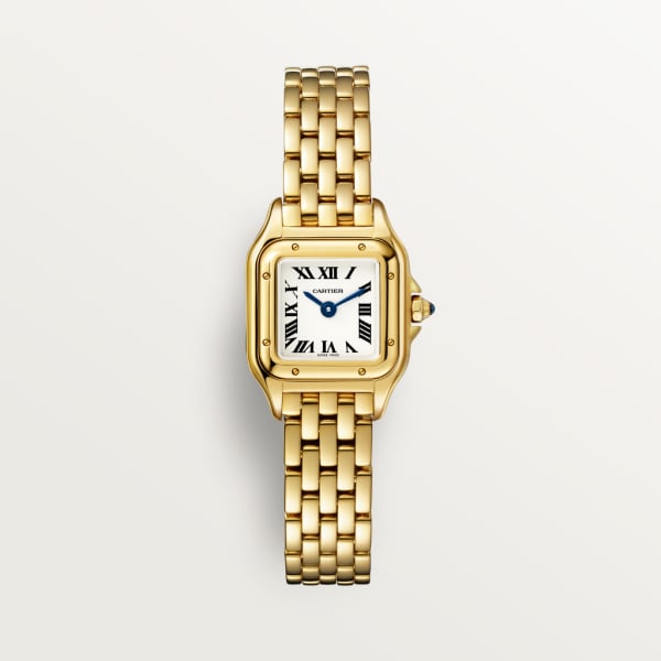 Panthère de Cartier watch Mini model, quartz movement, yellow gold