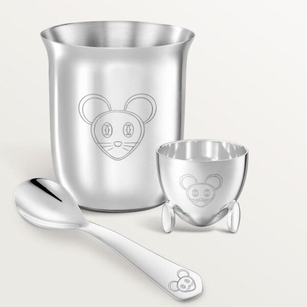 Cartier Baby mouse spoon Silver
