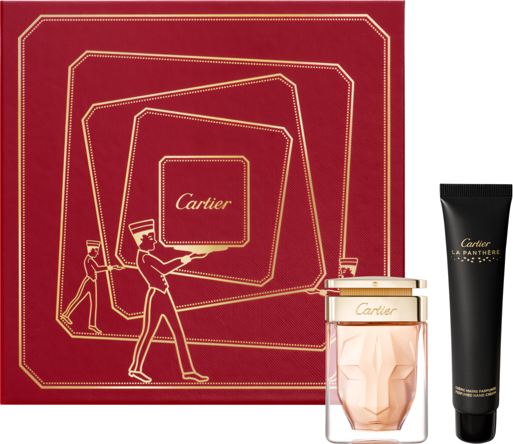 La Panthère 50ml Eau de Parfum gift set with 40ml Hand CreamBox