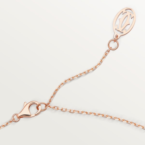 Cartier d'Amour necklace, small model Rose gold, diamond