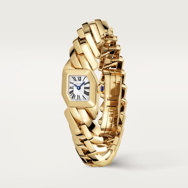 Maillon de Cartier watch Small model, quartz movement, yellow gold
