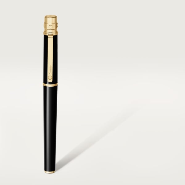 Santos de Cartier rollerball pen Large model, composite, gold finish