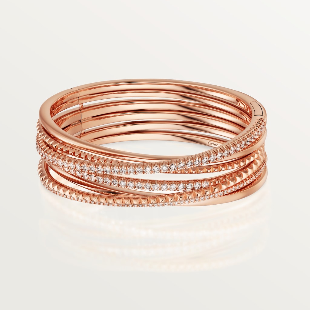 Etincelle de Cartier bracelet, semi-pavedRose gold, diamonds