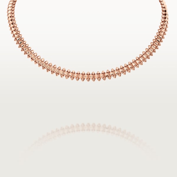 Clash de Cartier necklace, flexible medium model Rose gold