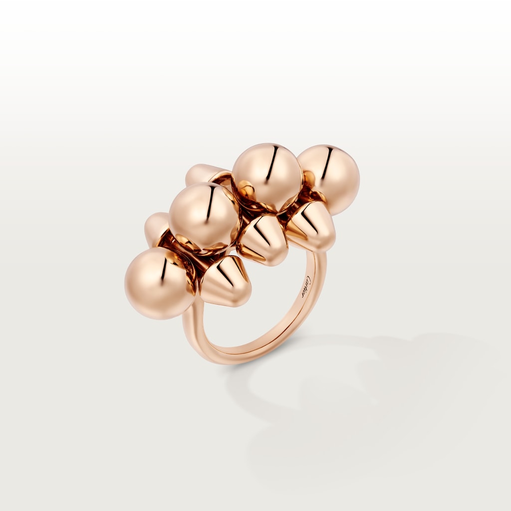 Clash de Cartier ring, extra-large modelRose gold