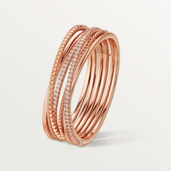 Etincelle de Cartier bracelet, semi-paved Rose gold, diamonds
