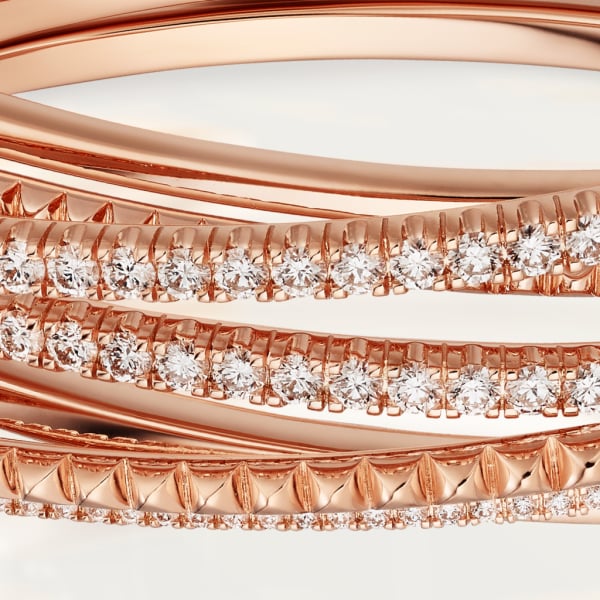 Etincelle de Cartier bracelet, semi-paved Rose gold, diamonds