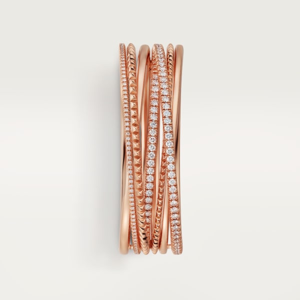 Etincelle de Cartier bracelet, semi-paved Rose gold, diamonds