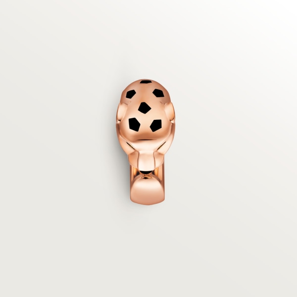 Panthère de Cartier ring, medium model Rose gold, tsavorite garnets, onyx